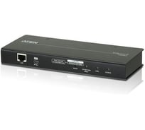 Удлинитель ATEN KVM+RS232 VGA+USB/PS2, управление по IP, Rackmount/Desktop, 10/100 Base-T, с KVM-шнуром USB 1x1.2м., TCP/IP CN8000A-AT-G