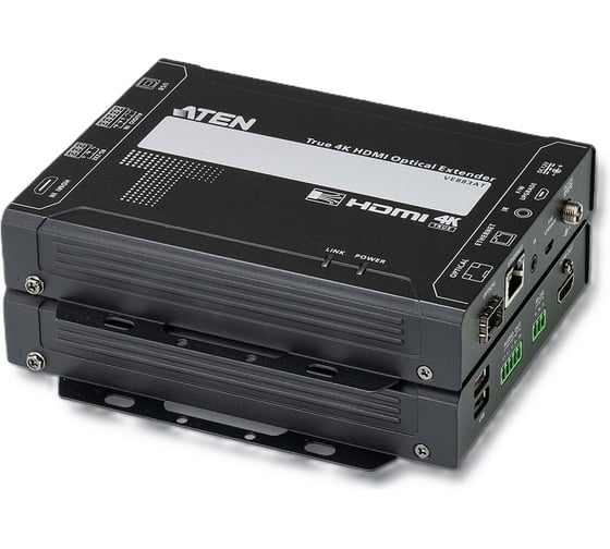 Удлинитель ATEN True 4K HDMI 10 км Оптический VE883AK2-AT-G