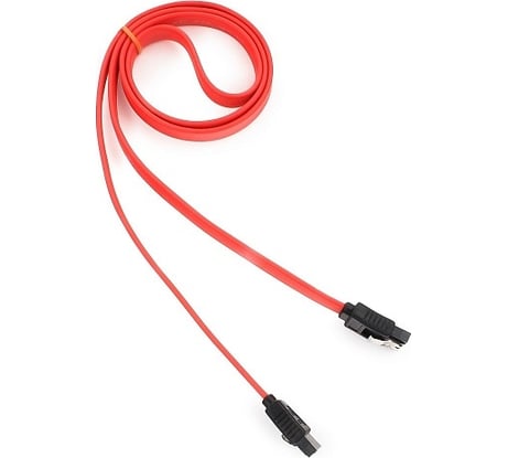 Интерфейсный кабель Cablexpert SATAIII 80см 7pin/7pin защелка пакет CC-SATAM-DATA-0.8M