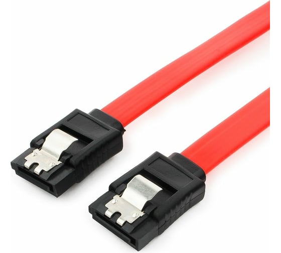 Интерфейсный кабель Cablexpert SATAIII 80см 7pin/7pin защелка пакет CC-SATAM-DATA-0.8M