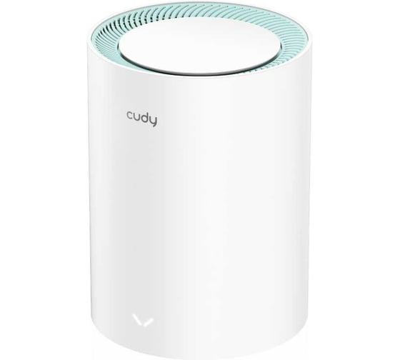 Гигабитная Mesh-система Cudy M1300(1-Pack) 2.0 Wi-Fi AC1200, 2,4/5 ГГц, до 1167 Мбит/с, 2x1 Гбит/с, Mesh, MU-MIMO, белый (модулей - 1 шт) 10000149056