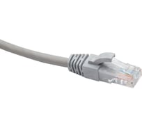 Коммутационный шнур DATAREX U/UTP категория 5e LSZH нг(А)-HF 6,0 м, серый DR-181016