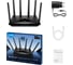 2,5-гигабитный роутер Cudy WR6500H Wi-Fi 7 BE6500, 2,4/5 ГГц, до 6,5 Гбит/с, 1х2,5 Гбит/с, 4x1 Гбит/с, 6 антенн, черный 10000151897 3