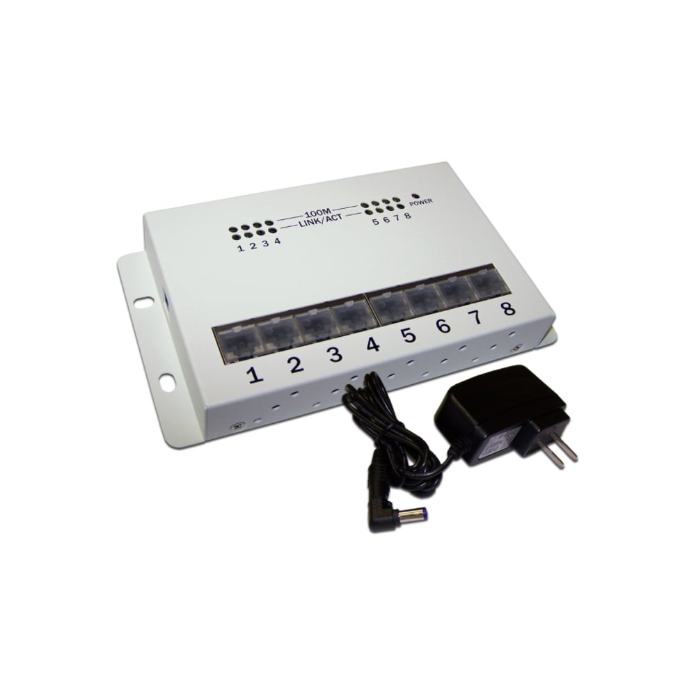 Сетевой концентратор LANMASTER 10/100 Mbps, 8 портов LAN-HCS-HUB8 ...