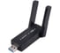 Сетевой адаптер Gembird WiFi+Bluetooth 900 Мбит, 2.4/5 ГГц, 2 антенны, USB, 802.11b/a/g/n/ac/ax, WNP-UA-013 1