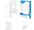 Встраиваемая в стену гигабитная точка доступа Wi-Fi Cudy AP1300 Wall AC1200, 2,4/5 ГГц, до 1167 Мбит/с, 5х1 Гбит/с (два порта PoE) 10000151872 5