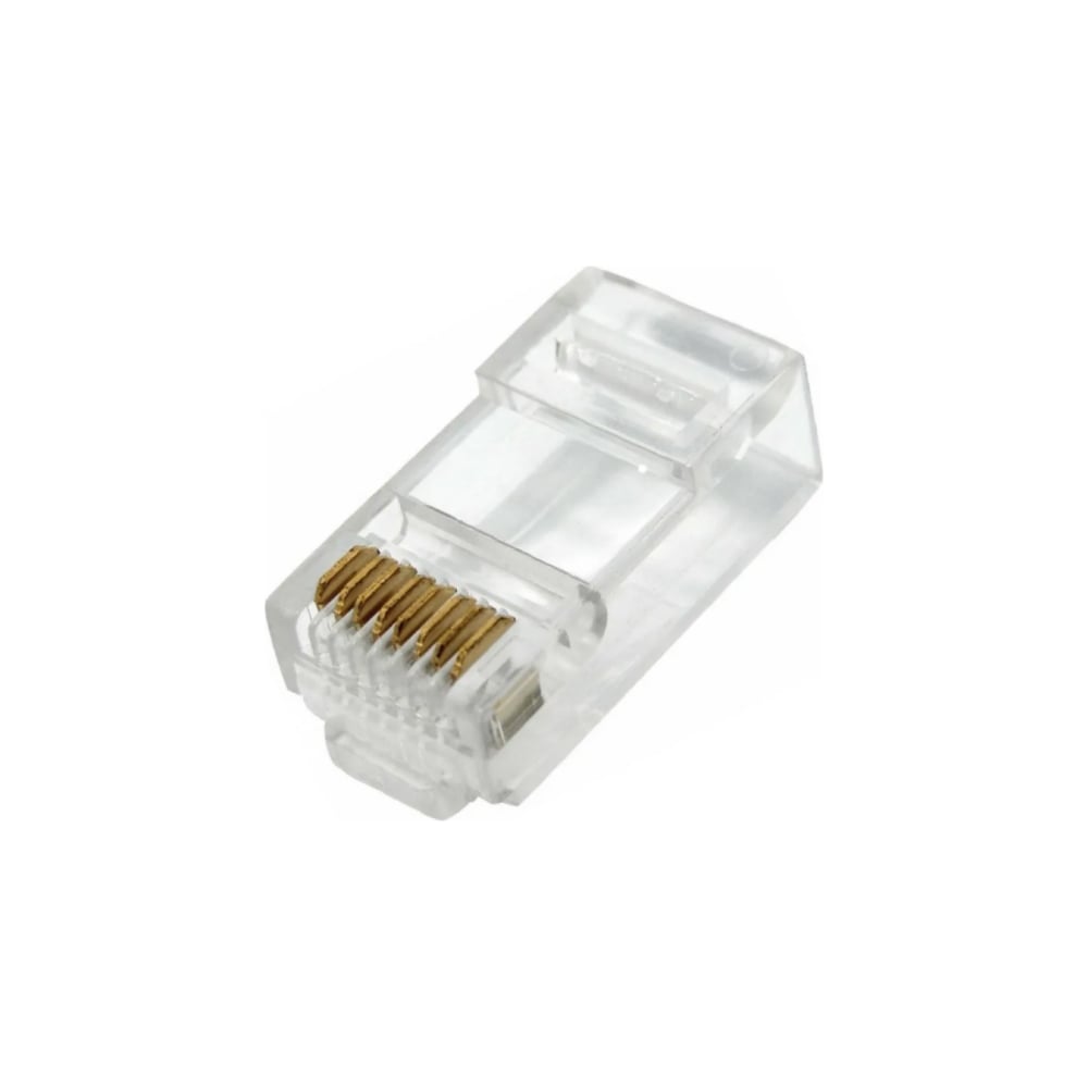 Коннектор ЭРА Джек RJ-1 RJ-45 8P8C CAT 5e 100 шт Б0048299 - выгодная ...