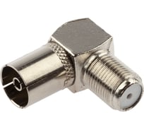 Угловой переходник ЭРА RS-A03-1 гнездо F - гнездо TV, simple Б0048295