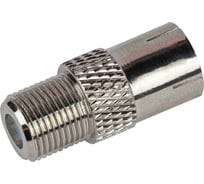 Переходник ЭРА Simple RSA02 гнездо F - гнездо TV Б0048291