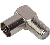 Угловой переходник ЭРА Simple RSA03 гнездо F - гнездо TV Б0048294