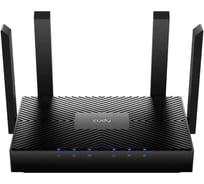 Гигабитный роутер Cudy WR3000 2.0 Wi-Fi 6 AX3000, 2,4/5 ГГц, до 2976 Мбит/с, 4x1 Гбит/с, IPv6, 4 антенны, черный 10000146470