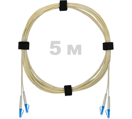 Патч-корд оптический Enginova LC/UPC-LC/UPC SM (G657.A1) 3mm DX LSZH 5 м ENG-PC-DX-2LCU-657A1-5M
