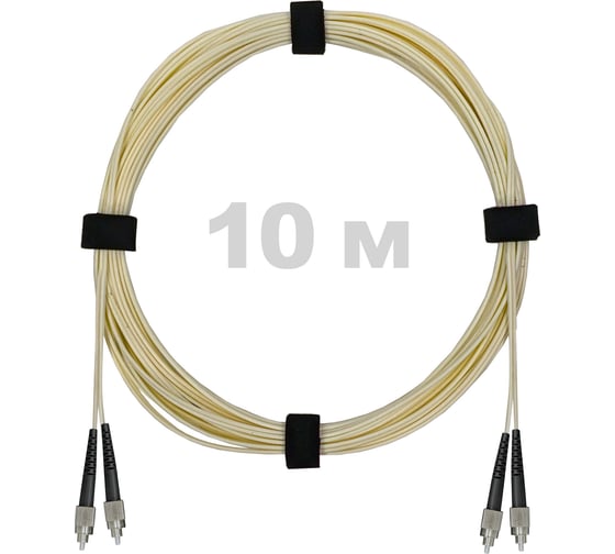 Патч-корд оптический Enginova FC/UPC-FC/UPC SM (G657.A1) 3mm DX LSZH 10 м ENG-PC-DX-2FCU-657A1-10M
