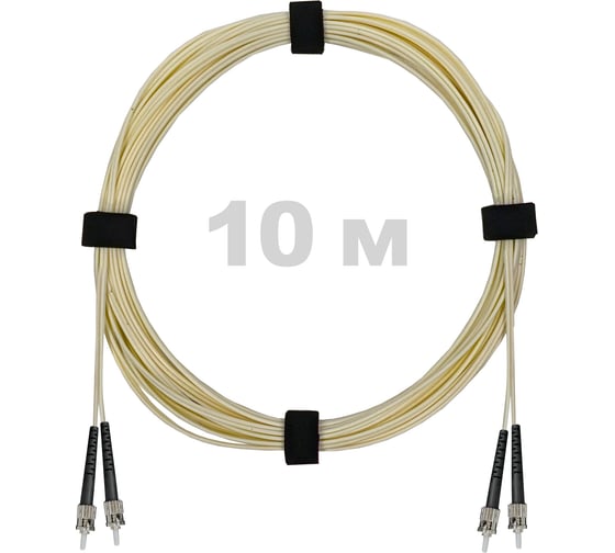 Патч-корд оптический Enginova ST/PC-ST/PC SM (G657.A1) 3mm DX LSZH 10 м ENG-PC-DX-2ST-657A1-10M