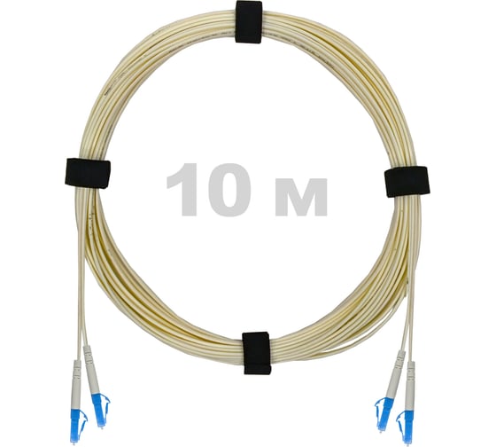 Патч-корд оптический Enginova LC/UPC-LC/UPC SM (G657.A1) 2mm DX LSZH 10 м ENG-PC2.0-DX-2LCU-657A1-10M