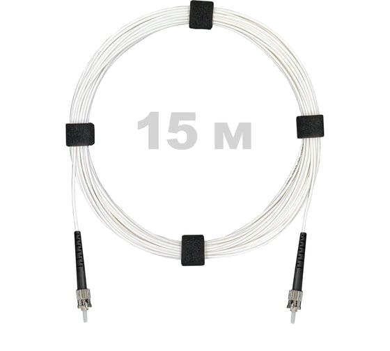 Патч-корд оптический Enginova ST/PC-ST/PC SM (G657.A1) 2mm SX LSZH 15 м ENG-PC2.0-SX-2ST-657A1-15M