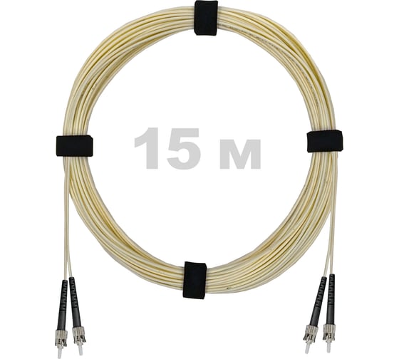 Патч-корд оптический Enginova ST/PC-ST/PC SM (G657.A1) 2mm DX LSZH 15 м ENG-PC2.0-DX-2ST-657A1-15M
