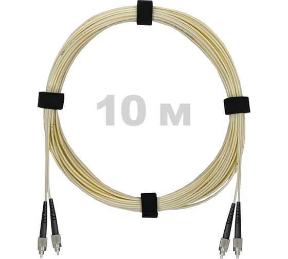 Патч-корд оптический Enginova FC/UPC-FC/UPC SM (G657.A1) 2mm DX LSZH 10 м ENG-PC2.0-DX-2FCU-657A1-10M