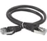 Коммутационный шнур (патч-корд) ITK кат.5E FTP LSZH 1м черный PC09-C5EFL-1M 1