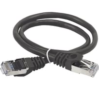Коммутационный шнур (патч-корд) ITK кат.5E FTP 0.5м черный PC09-C5EF-05M