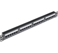 Патч-панель Retic 19, 1U, 24 порта, RJ-45, cat. 5e, Krone IDC PP-19-1U-IDC-24-C5E-TWCS