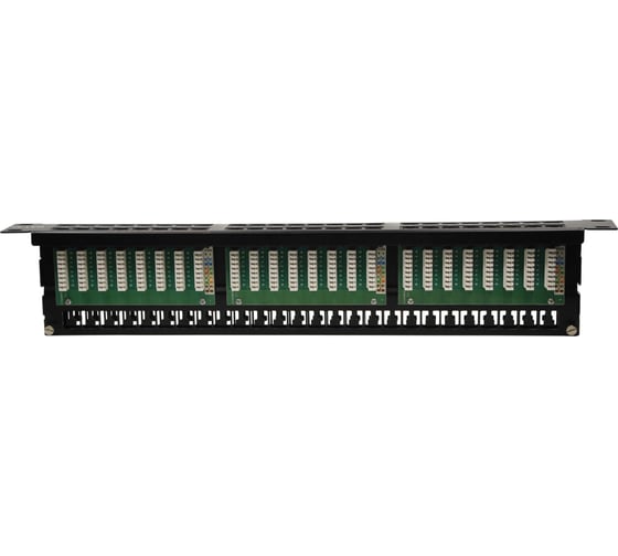 Патч-панель TWIST 19, 1U, 48 порта, RJ-45, cat. 5e, Krone IDC PP-19-1U-48-C5E-TWCS