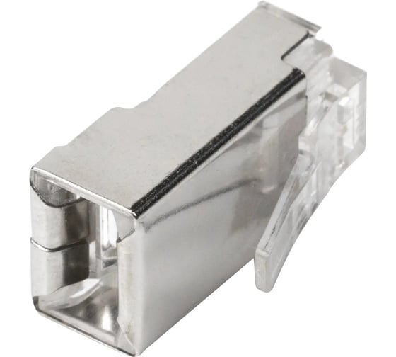 Экранированный коннектор RJ-45 8p8c TWIST cat. 5e, 100шт. CN-8P8C-C5E-S-TWCS/100