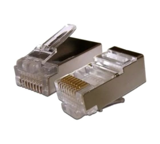 Экранированный коннектор RJ-45 8p8c TWIST cat. 5e, 50шт. CN-8P8C-C5E-S-TWCS/50