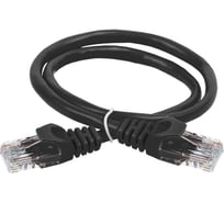Коммутационный шнур (патч-корд) ITK кат.6 UTP LSZH 7м черный PC09-C6UL-7M