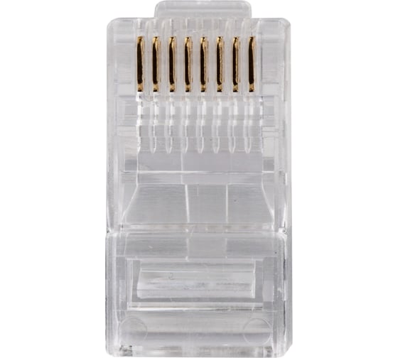 Универсальный коннектор RJ-45 8p8c TWIST cat. 5e, 100шт. CN-8P8C-C5E-U-TWCS/100