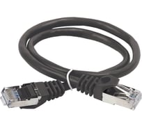 Коммутационный шнур (патч-корд) ITK кат.6 FTP LSZH 0.5м черный PC09-C6FL-05M