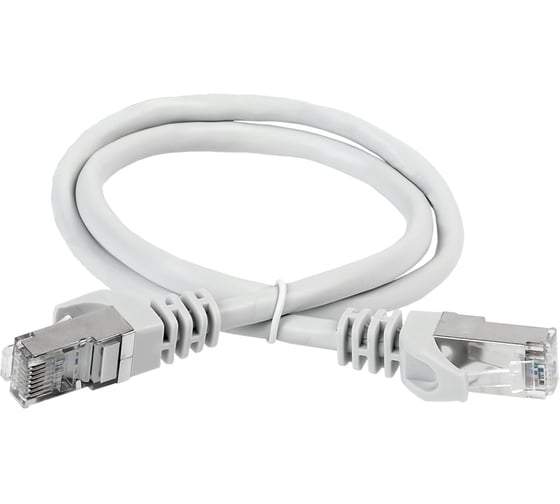 Коммутационный шнур (патч-корд) ITK кат.6А S/FTP LSZH 10м серый PC01-C6ASL-10M