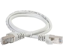 Коммутационный шнур (патч-корд) ITK кат.6 FTP LSZH 15м серый PC01-C6FL-15M