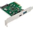 Контроллер ExeGate EXE-320-1A1C 10Gbps PCI-E x4 v3.0, USB3.2 Gen2 1xType-A + 1xType-C ext., SuperSpeed+ скорость до 10 Гбит/с, разъем доп.питания 298302 1
