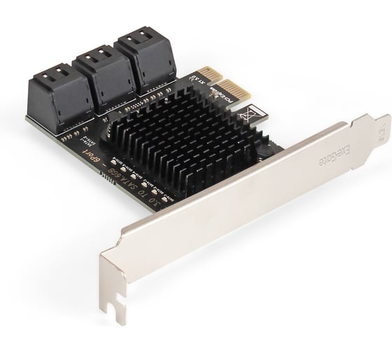 Контроллер ExeGate EXE-516v2 PCI-E x1 v2.0, SATA3 6Gb/s, 6 int, ASMedia Chipset ASM1166 299662