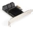 Контроллер ExeGate EXE-516v2 PCI-E x1 v2.0, SATA3 6Gb/s, 6 int, ASMedia Chipset ASM1166 299662 1