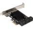 Контроллер ExeGate EXE-516v2 PCI-E x1 v2.0, SATA3 6Gb/s, 6 int, ASMedia Chipset ASM1166 299662 2