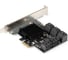 Контроллер ExeGate EXE-510v2 PCI-E x1, SATA3 6Gb/s, 10 int, ASMedia Chipset ASM106x+JMB575 299524 2