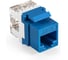 Модуль-вставка ExeGate Keystone Jack RJ-45 KJ-8P8C-U-C6-180-Dual Кат.6, неэкранированная, 180 градусов, IDC Krone/110 297335 1