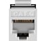 Модуль-вставка ExeGate Keystone Jack RJ-45 KJ-8P8C-U-C6-180-TL Кат.6, неэкранированная, 180 градусов, IDC Toolless без инструмента 297342 3