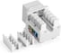Модуль-вставка ExeGate Keystone Jack RJ-45 KJ-8P8C-U-C6-90-110 Кат.6, неэкранированная, 90 градусов, IDC 110 297265 2
