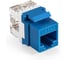 Модуль-вставка ExeGate Keystone Jack RJ-45 KJ-8P8C-U-C6A-180-Dual Кат.6A, неэкранированная, 180 градусов, IDC Krone/110 297263 1