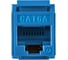 Модуль-вставка ExeGate Keystone Jack RJ-45 KJ-8P8C-U-C6A-180-Dual Кат.6A, неэкранированная, 180 градусов, IDC Krone/110 297263 3