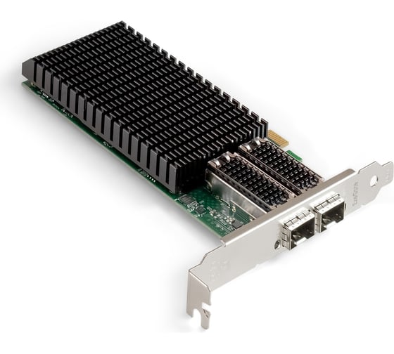 Сетевой адаптер ExeGate EXE-MCX4-2SFP28 PCI-E x8 v.3, порты 2x SFP28, Dual 25/10/1Gb/s, RDMA NIC Chipset Mellanox ConnectX-4 299018 1