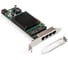 Сетевой адаптер ExeGate EXE-I350-T4V2-PoE PCI-E x4 v2.1, порты 4xRJ45 PoE медные, с поддержкой PoE, 10/100/1000Mbps, Gigabit Frame Grabber NIC Intel Chipset 299014 2