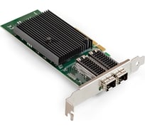 Сетевой адаптер ExeGate EXE-X710-2SFP+ PCI-E x8 v.3, порты 2x SFP+, Dual 10Gb/s, Server NIC Chipset Intel FTXL710 299015