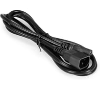 Кабель питания ExeGate Special EC-1,8S C13-C14, 3 1.0mm2, CCA, черный, 1.8м 297771