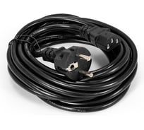 Кабель питания ExeGate Special PC-5S Евровилка Schuko-C13, 3 1.0mm2, CCA, черный, 5м 297799