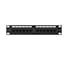 Патч-панель ExeGate EPP3-10-12-8P8C-C6-110D 10", UTP, 12 port, cat.6, KRONE 110 dual IDC, 1U, RoHS, Black, RTL 297319 3
