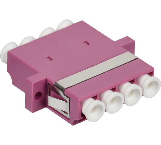 Адаптер оптический проходной ITK LC-quad OM4 UPC FC-LCQ-UPC-04
